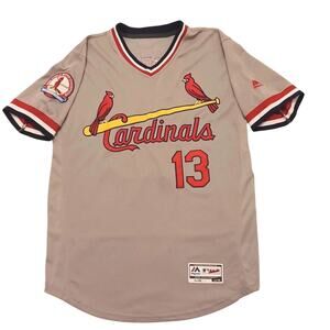 1982 World Series 30th Ann ST LOUIS CARDINALS Shirt Sz 40 Matt Carpenter #13